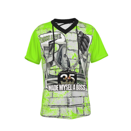 Men's Short Sleeve T-shirt with Neckline Tie - 35M - BOSS - SAFETY