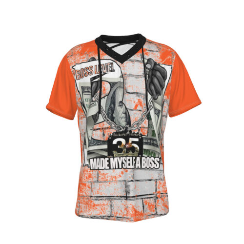 Men's Short Sleeve T-shirt with Neckline Tie - 35M - BOSS - SAFETY