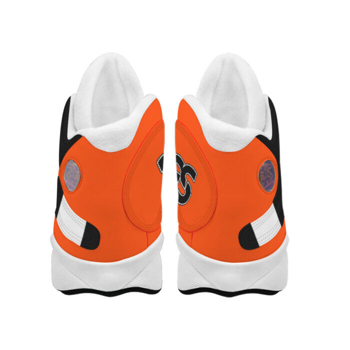Men's Curved Basketball Shoes With Thick Soles - 2GS - ORG - Image 4