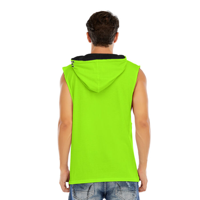 Men’s Sleeveless Pullover Hoodie - 35M - SAFETY - Image 4