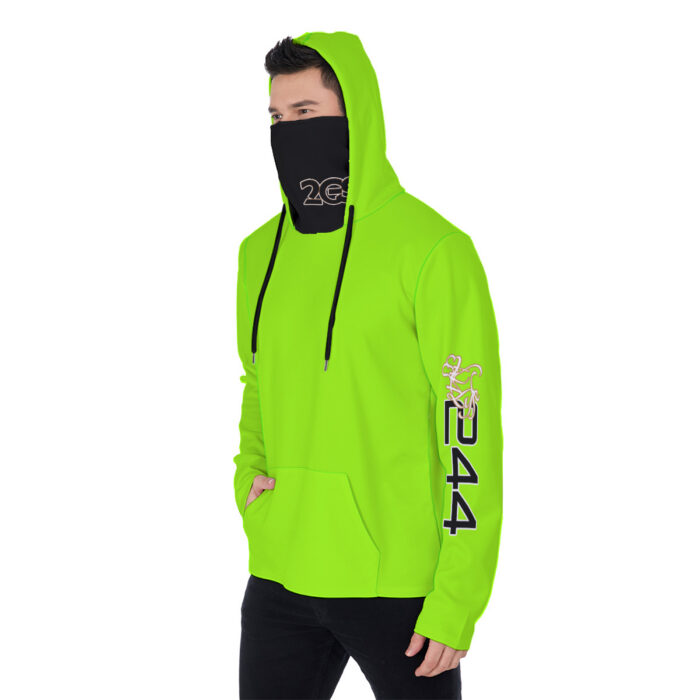 Men's Heavy Fleece Hoodie With Mask - 2GS - SAFETY - Image 3