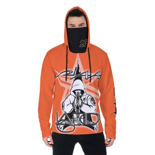 Men's Heavy Fleece Hoodie With Mask - 2GS - AGG - ORG