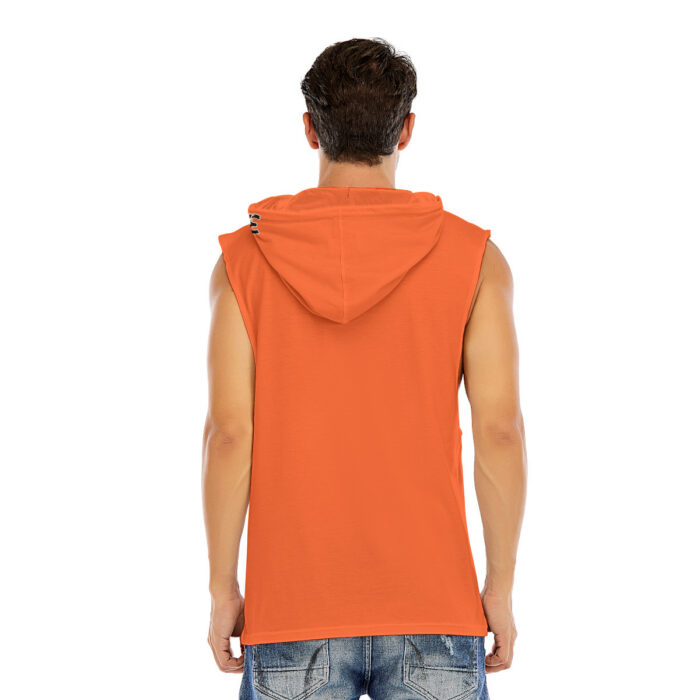 Men’s Sleeveless Pullover Hoodie - 35M - BLESSED - ORG - Image 4