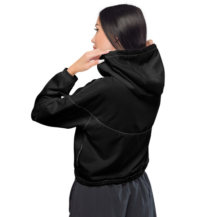 Women’s cropped windbreaker - 2GS - BLK - Image 5