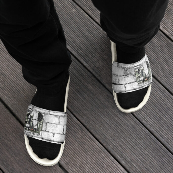 Men’s slides - 35M - BOSS - WHT - Image 2
