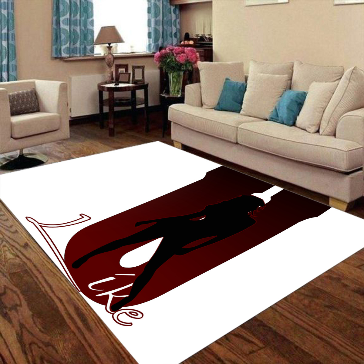 Foldable Rectangular Floor Mat - (2GS-ULIKE) WHT - Image 4