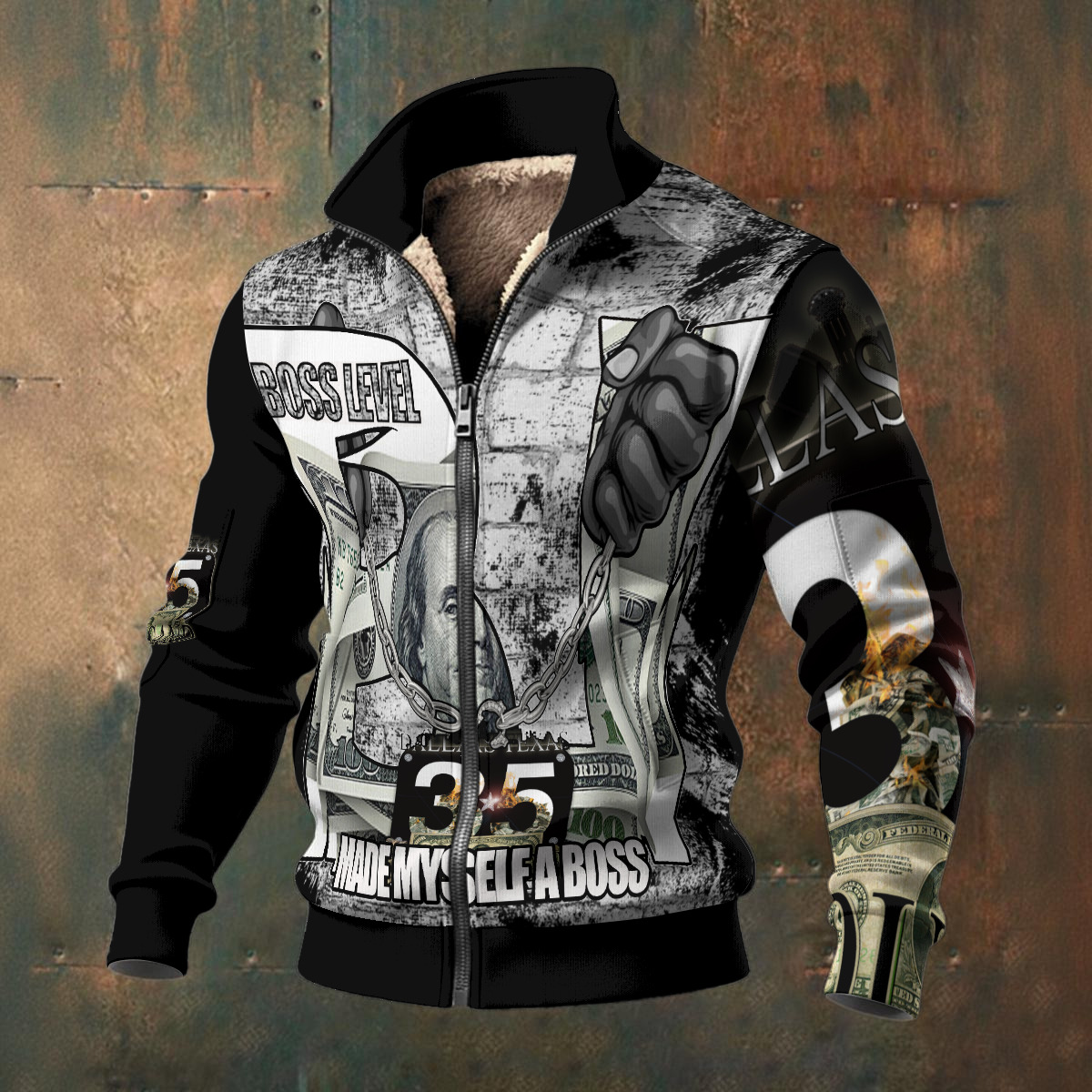 Thick Knit Fleece Jacket (35M-BOSS)