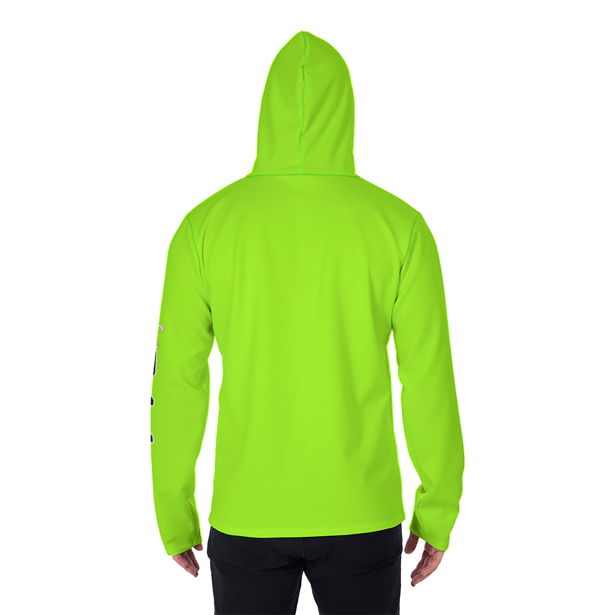 Heavy Fleece Hoodie With Mask (2GS) SAFETY - Image 4