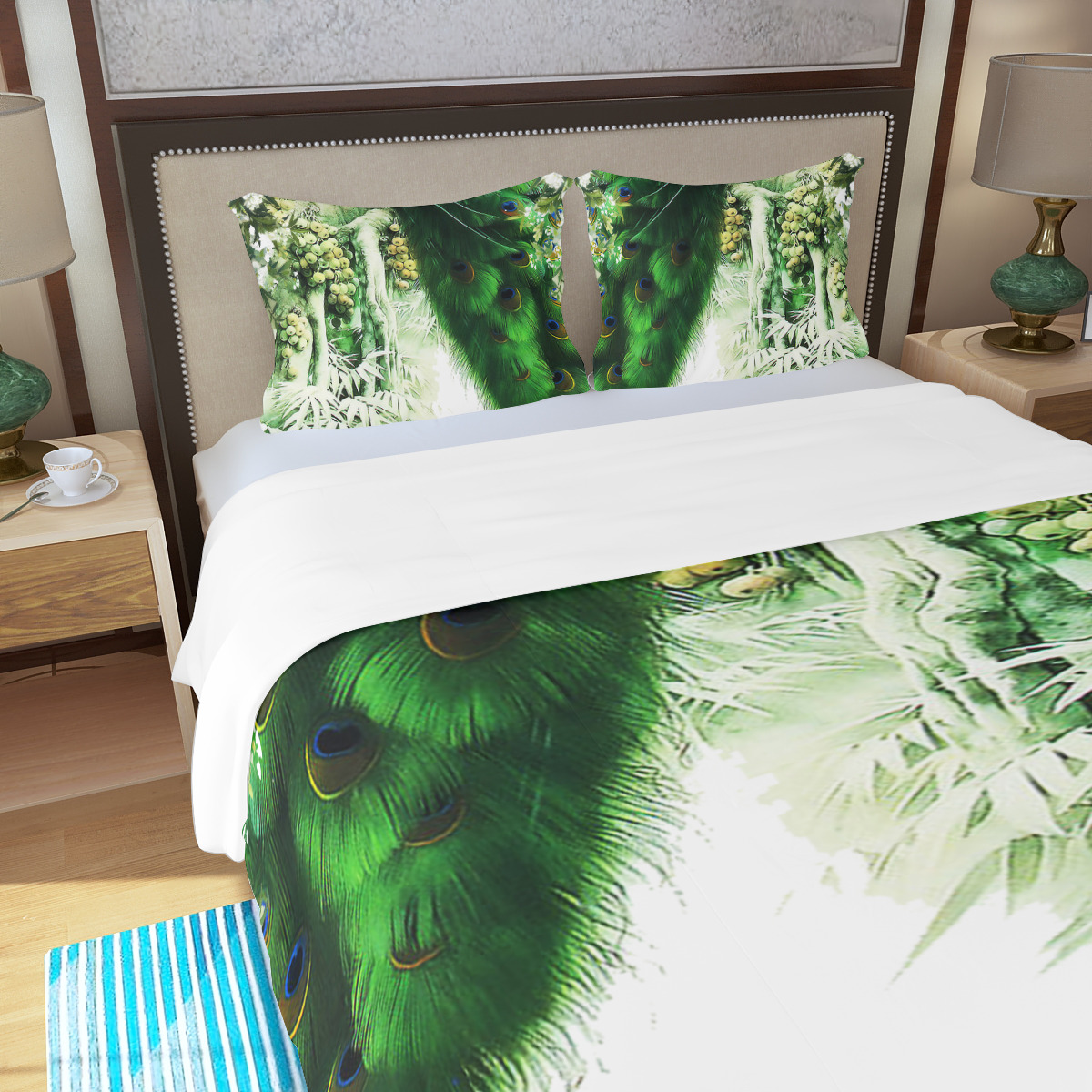 Three Piece Duvet Bedding Set - 2GS (GRN)