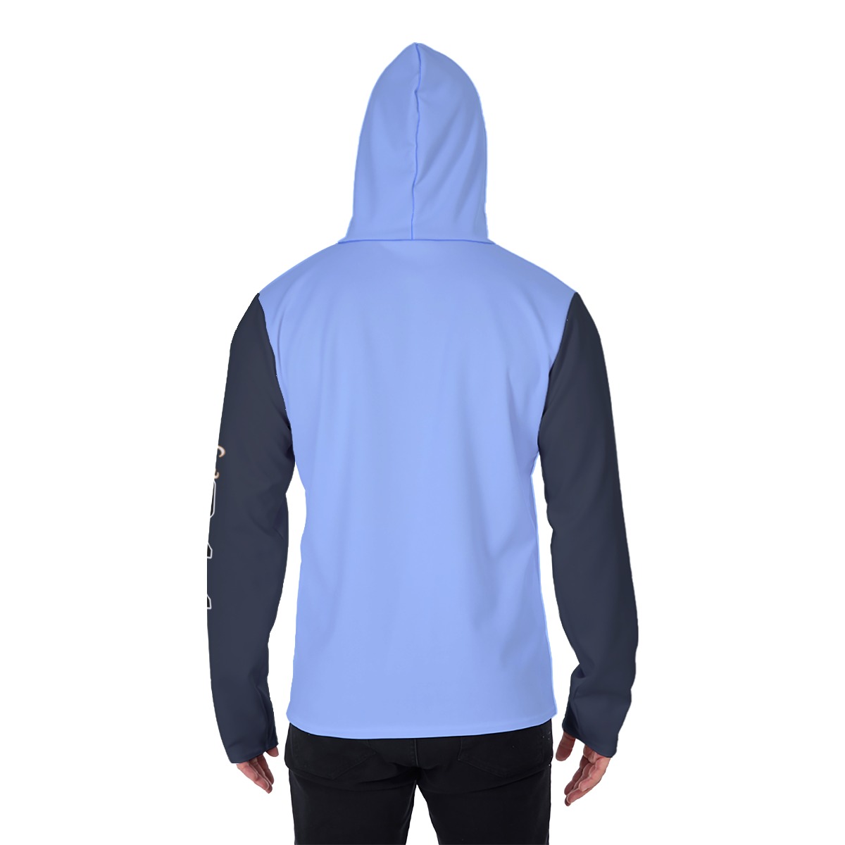 Men's Heavy Fleece Hoodie With Mask - 2GS MONEY CAROLINA - Image 4