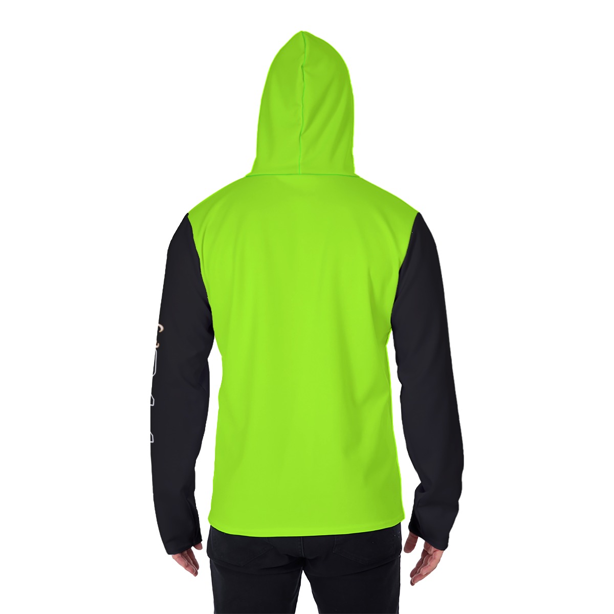 Men's Heavy Fleece Hoodie With Mask - 2GS MONEY SAFETY - Image 4