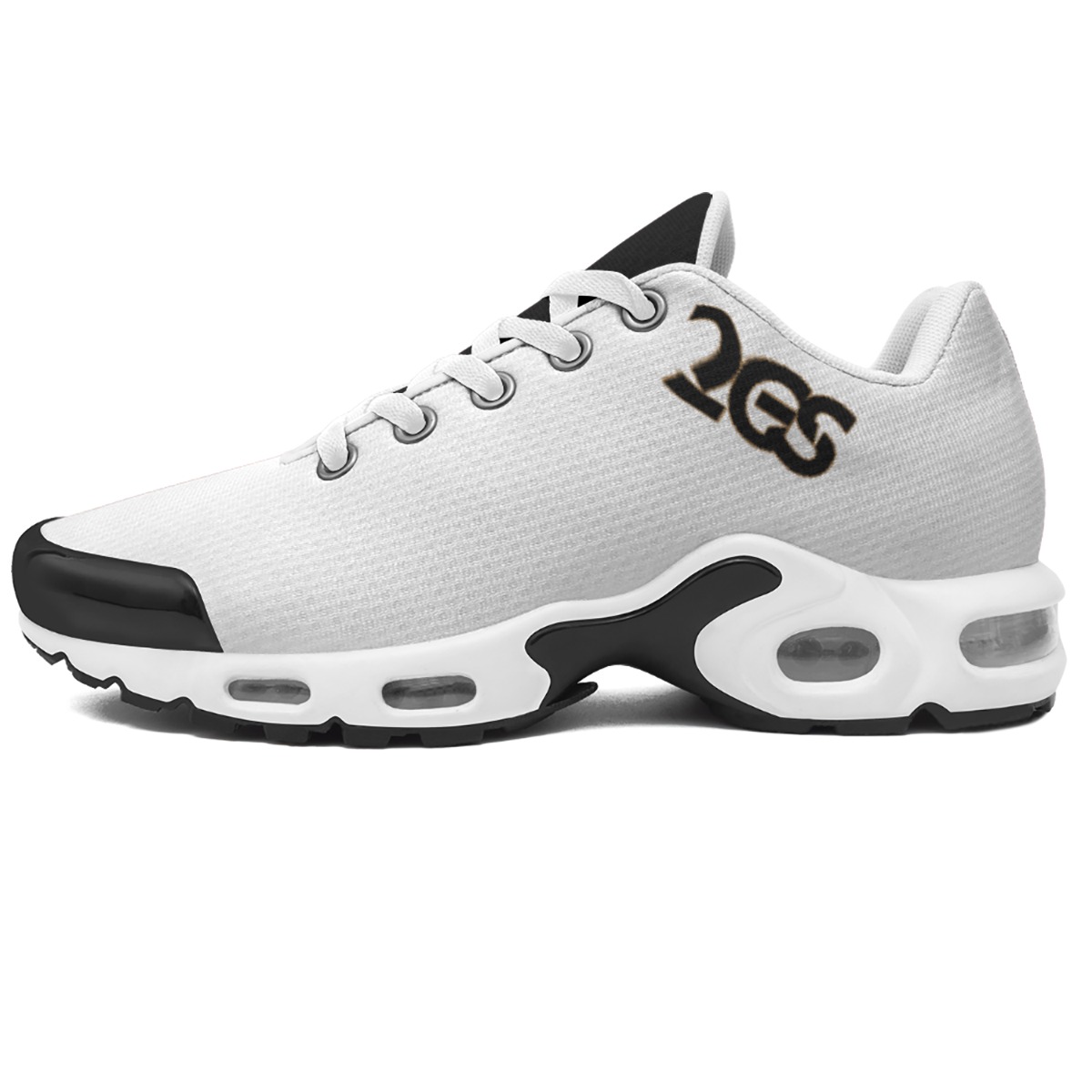 Men's Air Cushion Sports Shoes - 2GS WHT - Image 4