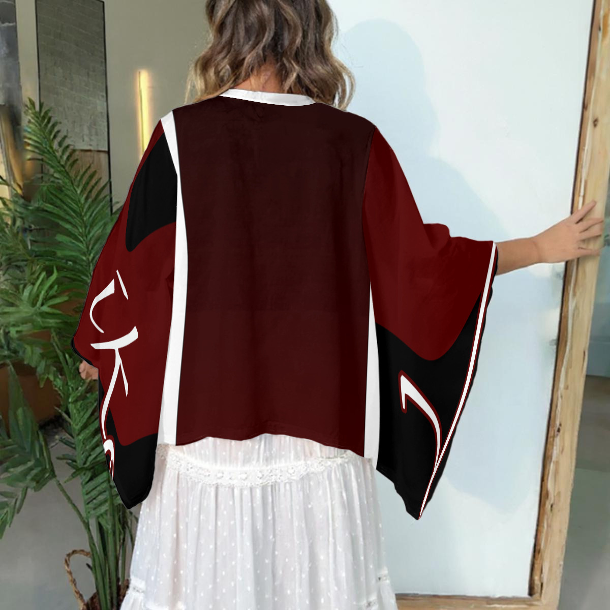 Boho Patchwork Kimono Sleeve Top - ULIKE - Image 2