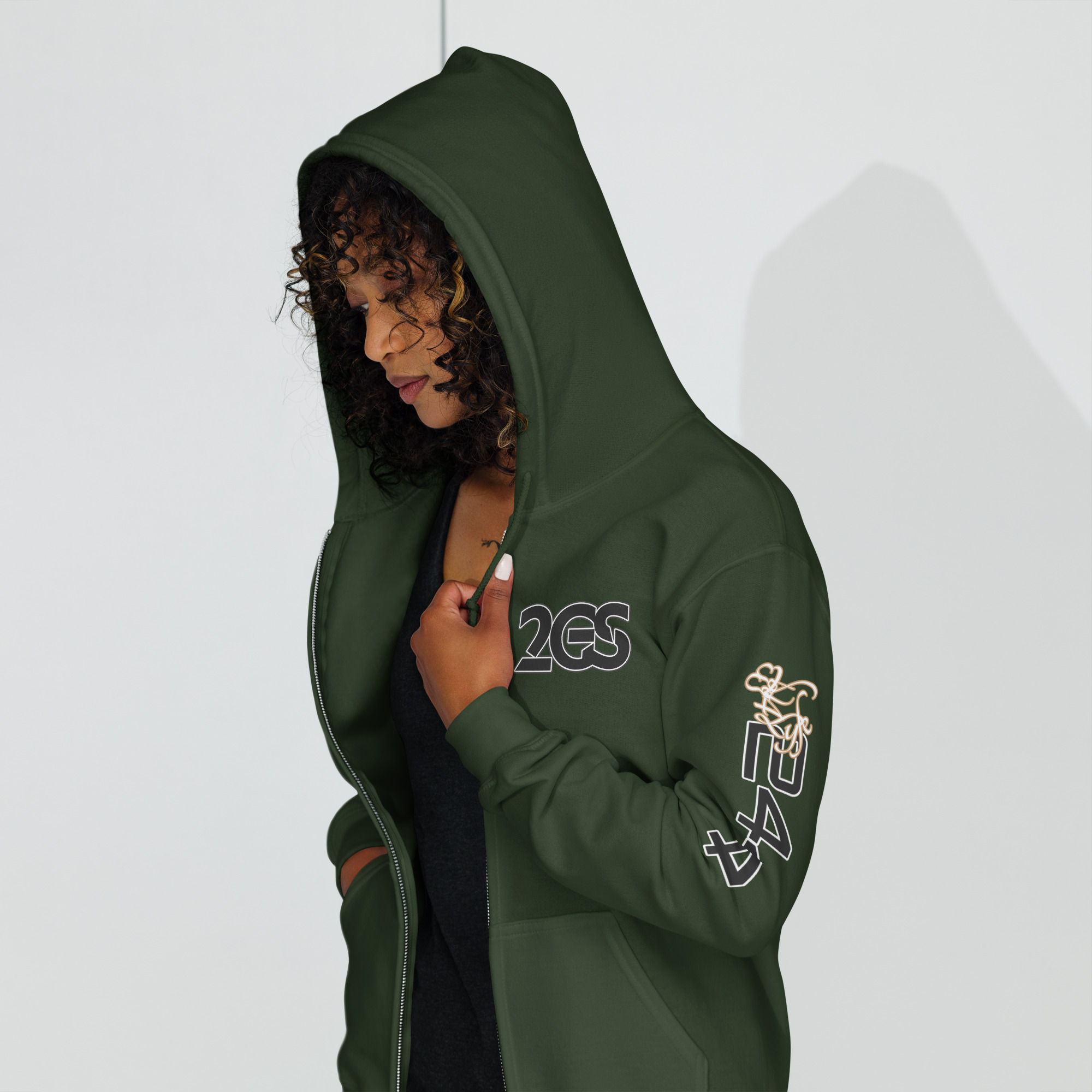 Heavy Blend Zip Hoodie - 2GS - Image 4